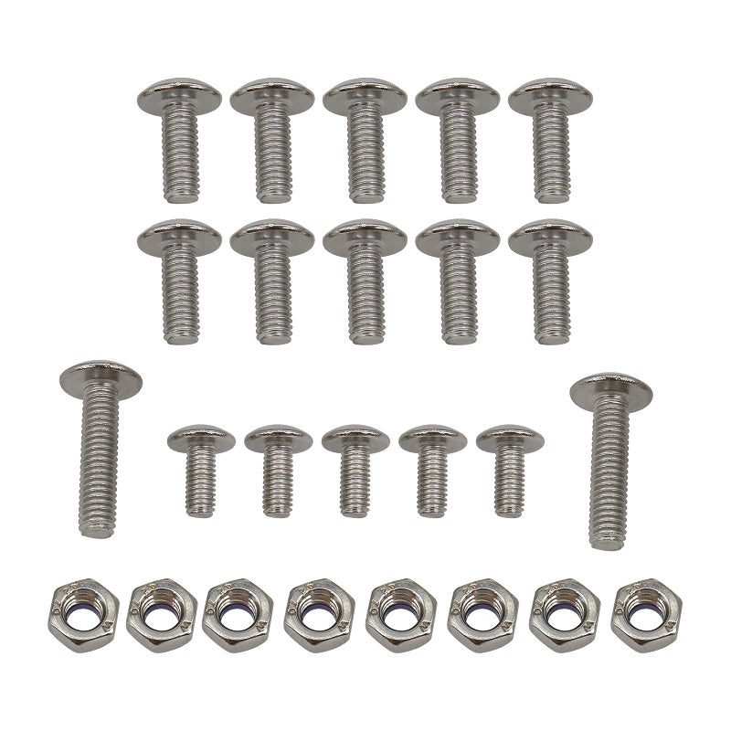 Carbpro 25 piece for yamaha banshee fender bolts screws nut mount kit plastics hardware - Image 1